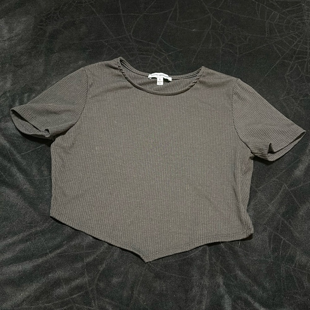 Pretty Garbage Crop Top, Lg